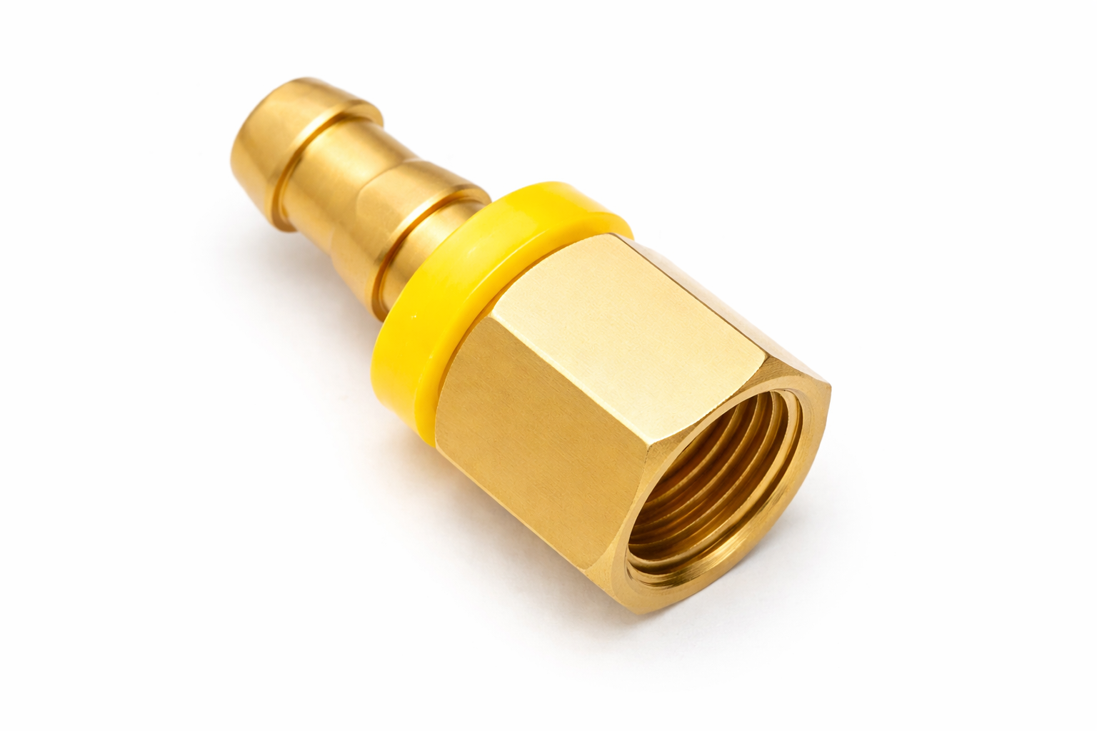 male hose barb to sae